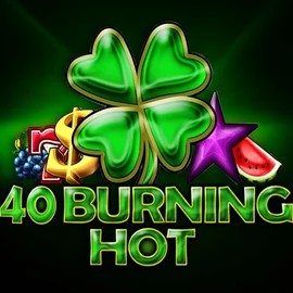 40 Burning Hot logo by Amusnet Interactive at Pinata Casino40 Burning Hot