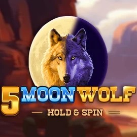 5 Moon Wolf logo by Apparat Gaming at Pinata Casino