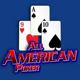 All American Poker slot logo by RTG (Reel Time Gaming) at Pinata Casino