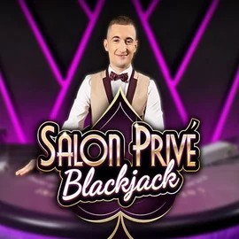 Blackjack Salon Privé slot visual from Ezugi available on pinatacasinos.es