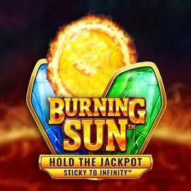 Burning Sun online game logo by Wazdan on pinatacasinos.es
