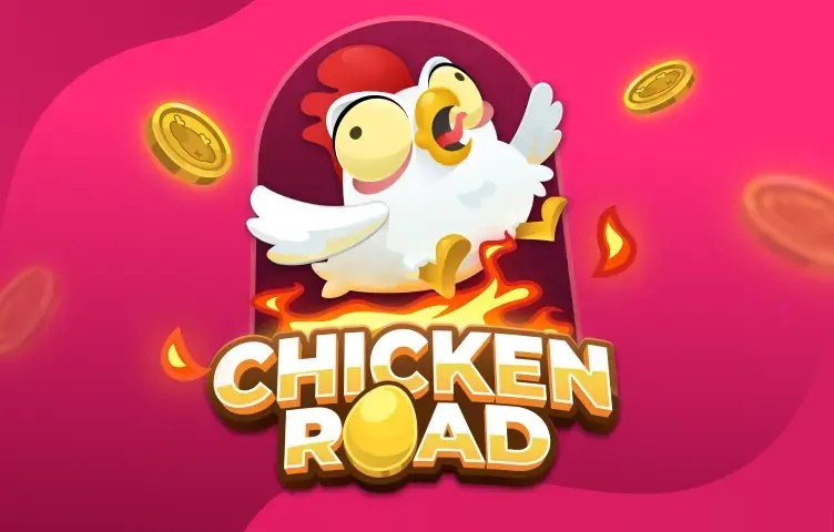 Chicken Road slot logo by InOut at Pinata CasinoChicken Road
