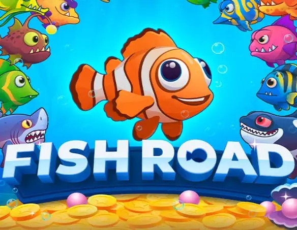 Logo of Fish Road from InOut at Pinata Casino