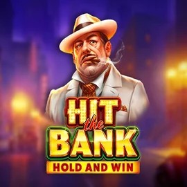 Hit The Bank Hold and Win slot logo by Playson at Pinata Casino