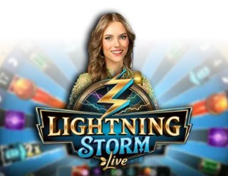 Official Live Casino logo: Lightning Storm by Evolution at Pinata Casino