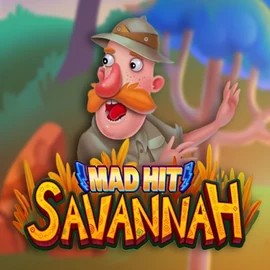 Mad Hit Savannah game by RubyPlay – logo hosted on Pinata Casino