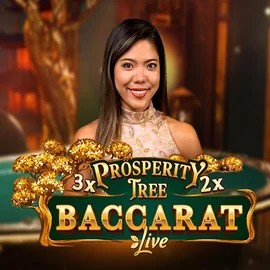 Prosperity Tree Baccarat casino game by Evolution – featured logo at Pinata Casino